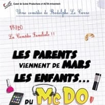 Les parents viennent de mars, les enfants du McDo ! Chez maman