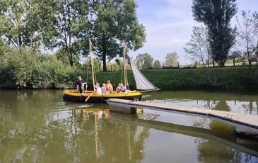 L'Hermione de Cherlieu au fil de l'eau