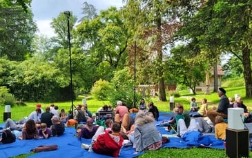 À la volée. Performance sonore du collectif Magnétophonie