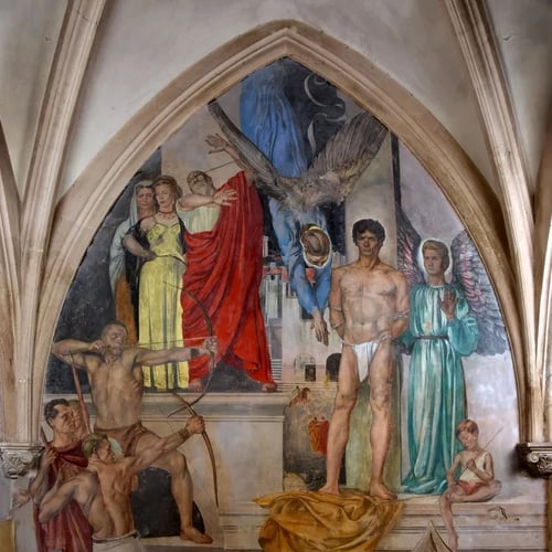 Visite commentée de la chapelle Saint-Christophe et de la fresque "Martyre de saint Christophe" 1
